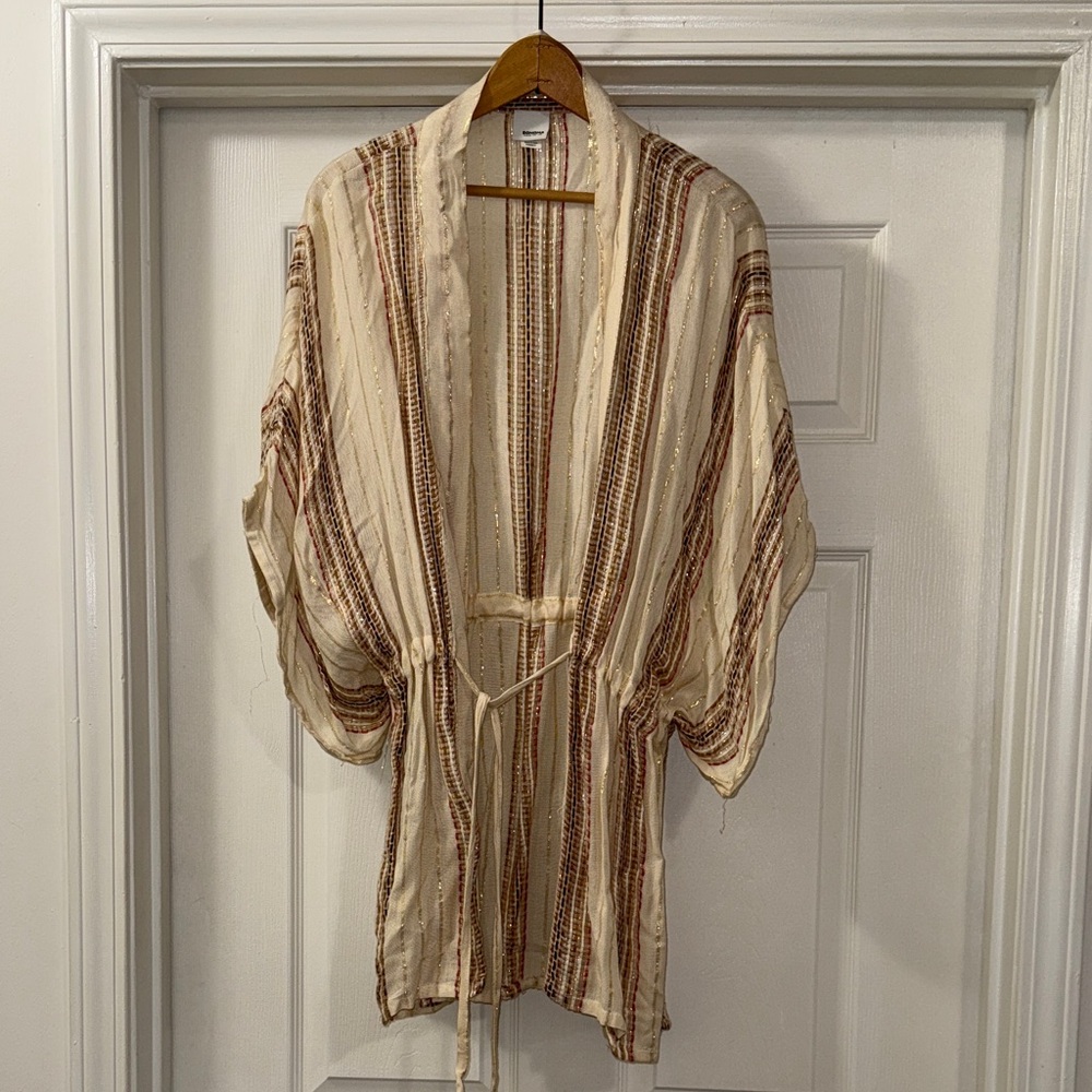 Striped Kimono Cardigan